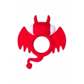 Красное эрекционное кольцо на пенис JOS COCKY DEVIL - JOS - в Иваново купить с доставкой