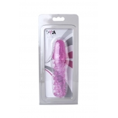 Розовая насадка с нежными шипами - 13,5 см. - Toyfa Basic - в Иваново купить с доставкой