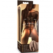 Коричневый мастубратор-вагина Nicole s Kitty - Blush Novelties - в Иваново купить с доставкой