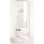 Гелевая прозрачная насадка с 2 отростками - 13 см. - Toyfa Basic - в Иваново купить с доставкой