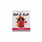 Стимулирующий презерватив-насадка Roll   Ball Raspberry - Sitabella - купить с доставкой в Иваново