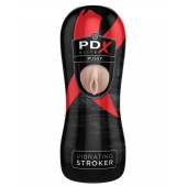 Мастурбатор-вагина Vibrating Pussy Stroker с вибрацией - Pipedream - в Иваново купить с доставкой