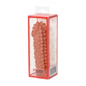 Телесная насадка на фаллос с бугорками KOKOS Extreme Sleeve 10 - 15,8 см. - KOKOS - в Иваново купить с доставкой