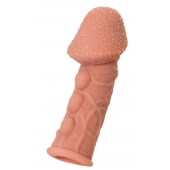 Насадка на фаллос с пузыриками, венками и ребристостью KOKOS Extreme Sleeve 09 - 12,7 см. - KOKOS - в Иваново купить с доставкой