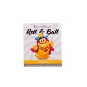 Стимулирующий презерватив-насадка Roll   Ball Banana - Sitabella - купить с доставкой в Иваново