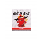 Стимулирующий презерватив-насадка Roll   Ball Cherry - Sitabella - купить с доставкой в Иваново