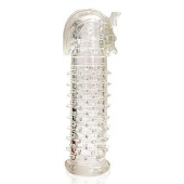 Закрытая прозрачная насадка на пенис Crystal Sleeve Faraon - 13,5 см. - Erowoman-Eroman - в Иваново купить с доставкой