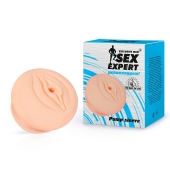 Телесная насадка-вагина на помпу - Sex Expert - в Иваново купить с доставкой
