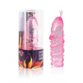 Закрытая рельефная насадка Crystal sleeve snakes в виде змеи с усиками - 14 см. - Erowoman-Eroman - в Иваново купить с доставкой