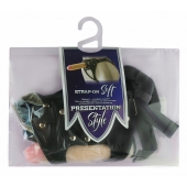 Черный пояс-трусики с двумя насадками Soft-Dolli - 16,5 и 10,5 см. - LOVETOY (А-Полимер) - купить с доставкой в Иваново