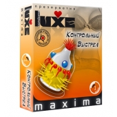 Презерватив LUXE Maxima  Контрольный Выстрел  - 1 шт. - Luxe - купить с доставкой в Иваново
