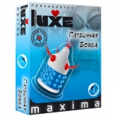 Презерватив LUXE Maxima  Глубинная бомба  - 1 шт. - Luxe - купить с доставкой в Иваново