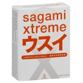 Ультратонкие презервативы Sagami Xtreme SUPERTHIN - 3 шт. - Sagami - купить с доставкой в Иваново