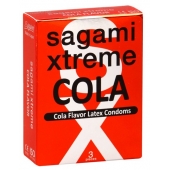 Ароматизированные презервативы Sagami Xtreme COLA - 3 шт. - Sagami - купить с доставкой в Иваново