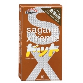 Презервативы Sagami Xtreme FEEL UP с точечной текстурой и линиями прилегания - 10 шт. - Sagami - купить с доставкой в Иваново