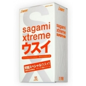 Ультратонкие презервативы Sagami Xtreme SUPERTHIN - 15 шт. - Sagami - купить с доставкой в Иваново