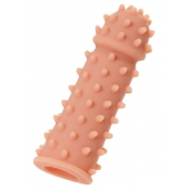 Телесная реалистичная насадка KOKOS Extreme Sleeve 03 с дополнительной стимуляцией - 12,7 см. - KOKOS - в Иваново купить с доставкой