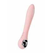 Розовый силиконовый вибратор с электростимуляцией GALVANI VIBE - 21 см. - ToyFa - купить с доставкой в Иваново