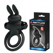 Черное эрекционное кольцо с вибростимуляцией клитора Vibrant Penis Ring III - Baile - в Иваново купить с доставкой