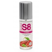 Смазка на водной основе S8 Flavored Lube со вкусом вишни - 125 мл. - Stimul8 - купить с доставкой в Иваново