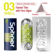 Мастурбатор SPINNER Shell - Tenga - в Иваново купить с доставкой