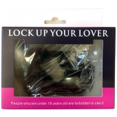 Черные меховые наручники Love с ключиками - Baile - купить с доставкой в Иваново