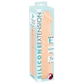 Телесная насадка-удлинитель Silicone Extension - 19 см. - Orion - в Иваново купить с доставкой
