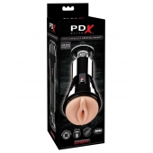 Телесный вибромастурбатор-вагина Cock Compressor Vibrating Stroker - Pipedream - в Иваново купить с доставкой