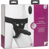 Черный полый вибрострапон Body Extensions BE Aroused - 17,78 см. - Doc Johnson - купить с доставкой в Иваново