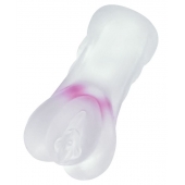 Прозрачный реалистичный мастурбатор Juicy Pussy Crystal Rose - ToyFa - в Иваново купить с доставкой