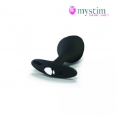Черная пробка Mystim Rocking Vibe S с возможностью подключения к электростимулятору - 9,7 см. - MyStim - купить с доставкой в Иваново