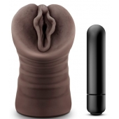 Коричневый мастурбатор-вагина Alexis - Blush Novelties - в Иваново купить с доставкой