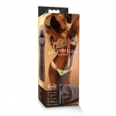 Коричневый мастурбатор-ротик Heather - Blush Novelties - в Иваново купить с доставкой