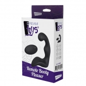 Черный вибромассажер простаты REMOTE BOOTY PLEASER - Dream Toys - в Иваново купить с доставкой