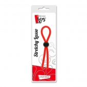 Красное эрекционное лассо с одной бусинкой-утяжкой STRETCHY THICK LASSO - Dream Toys - в Иваново купить с доставкой