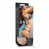 Телесный мастурбатор-ротик Angie - Blush Novelties - в Иваново купить с доставкой