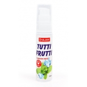 Гель-смазка Tutti-frutti со вкусом сладкой мяты - 30 гр. - Биоритм - купить с доставкой в Иваново