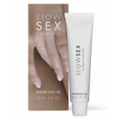 Гель для мастурбации с ароматом кокоса Slow Sex Finger Play Gel - 30 мл. - Bijoux Indiscrets - купить с доставкой в Иваново