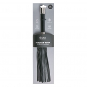 Черная плеть Easytoys Flogger With Metal Grip - 38 см. - Easy toys - купить с доставкой в Иваново