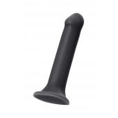 Черный фаллос на присоске Silicone Bendable Dildo XL - 20 см. - Strap-on-me - купить с доставкой в Иваново