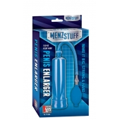 Синяя вакуумная помпа MENZSTUFF PENIS ENLARGER - Dream Toys - в Иваново купить с доставкой