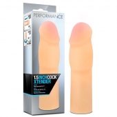 Телесная насадка-удлинитель на пенис PERFORMANCE 1.5INCH COCK XTENDER - 16 см. - Blush Novelties - в Иваново купить с доставкой
