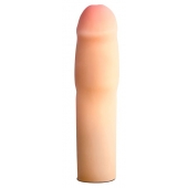 Телесная насадка-удлинитель на пенис PERFORMANCE 1.5INCH COCK XTENDER - 16 см. - Blush Novelties - в Иваново купить с доставкой