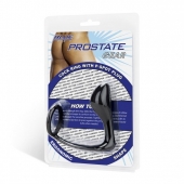 Стимулятор простаты с фиксацией эрекционным кольцом Prostate Gear - BlueLine - в Иваново купить с доставкой