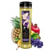 Массажное масло Libido Exotic Fruits с ароматом экзотических фруктов - 240 мл. - Shunga - купить с доставкой в Иваново