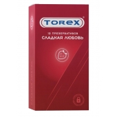 Презервативы Torex  Сладкая любовь  с ароматом клубники - 12 шт. - Torex - купить с доставкой в Иваново