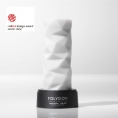 Белый 3D мастурбатор POLYGON - Tenga - в Иваново купить с доставкой