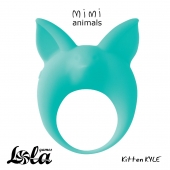Зеленое эрекционное кольцо Kitten Kyle - Lola Games - в Иваново купить с доставкой