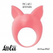 Оранжевое эрекционное кольцо Kitten Kyle - Lola Games - в Иваново купить с доставкой