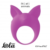Фиолетовое эрекционное кольцо Kitten Kyle - Lola Games - в Иваново купить с доставкой